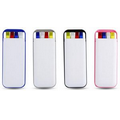 Custom Plastic Highlighter Pen W/ Rectangular Case - Set of 4